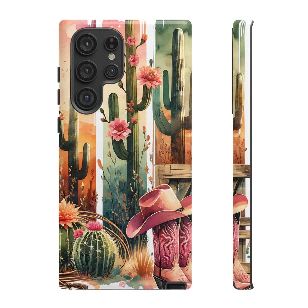 Southwestern Floral Cactus -Tough Case