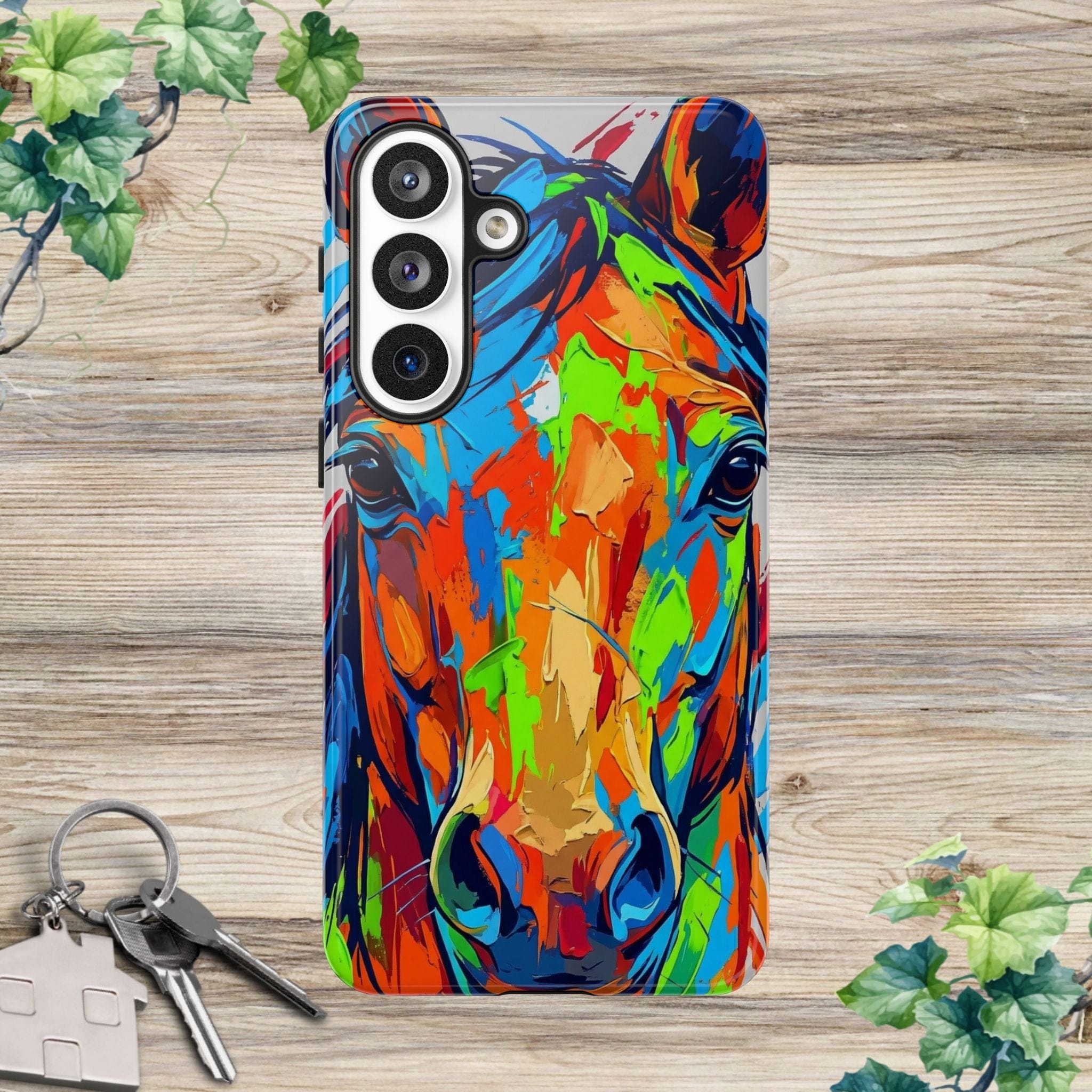 Colorful Abstract Horse Phone Case