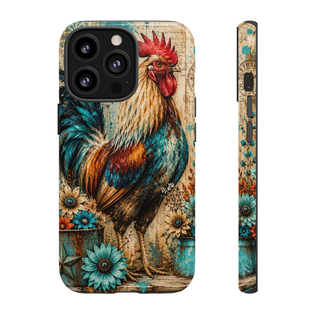 Rustic Farmhouse Rooster Phone Case