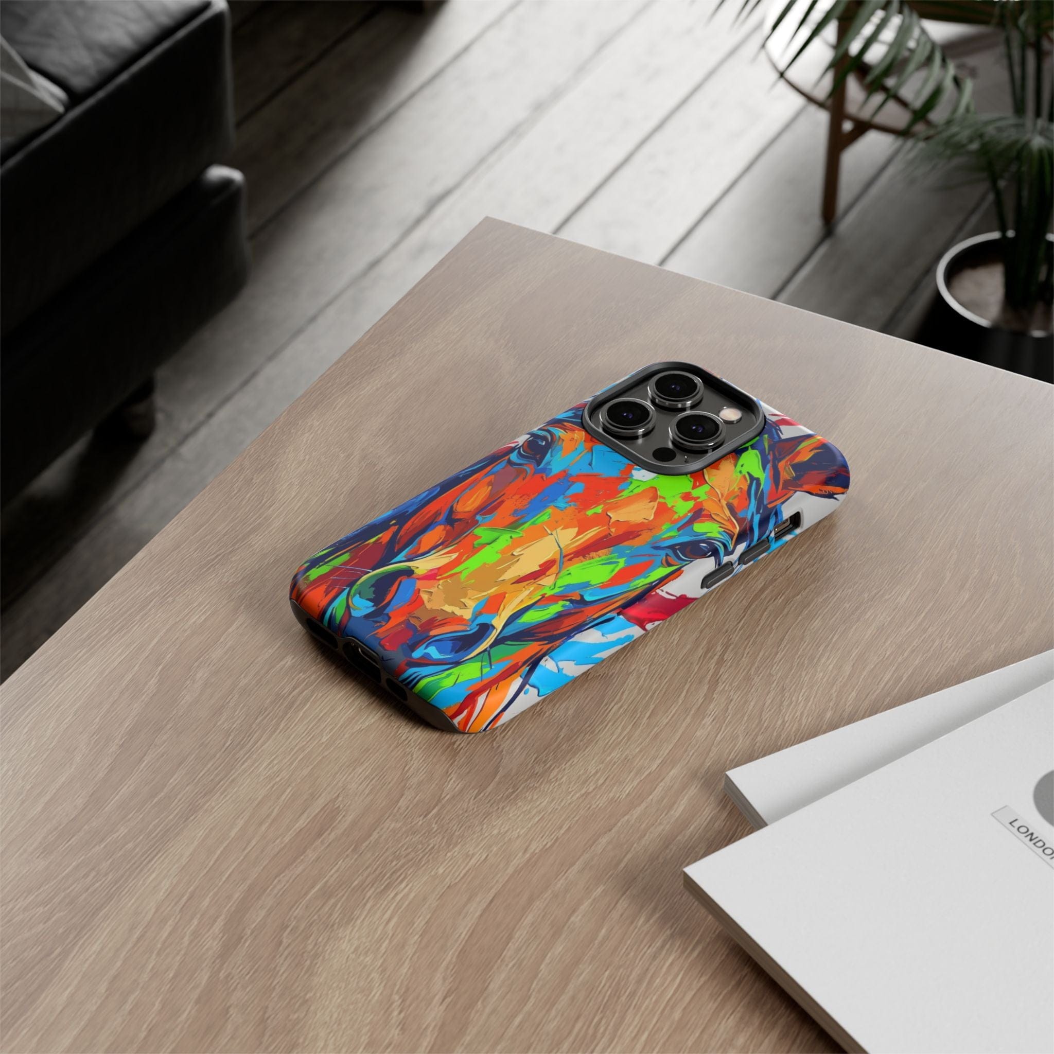 Colorful Abstract Horse Phone Case