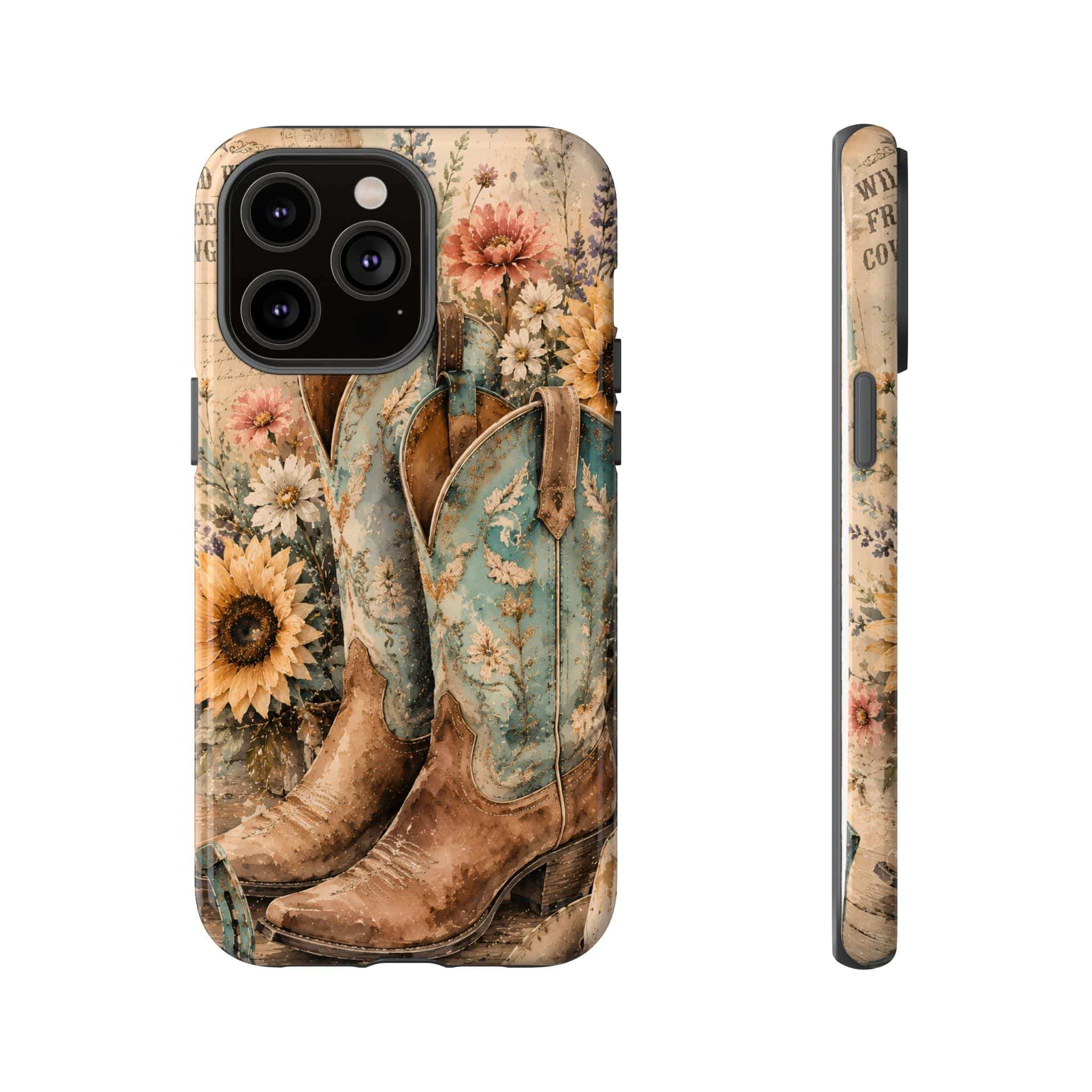 Rustique Sunflower Western iPhone Cover