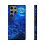 Blue Desert Moon Phone Case