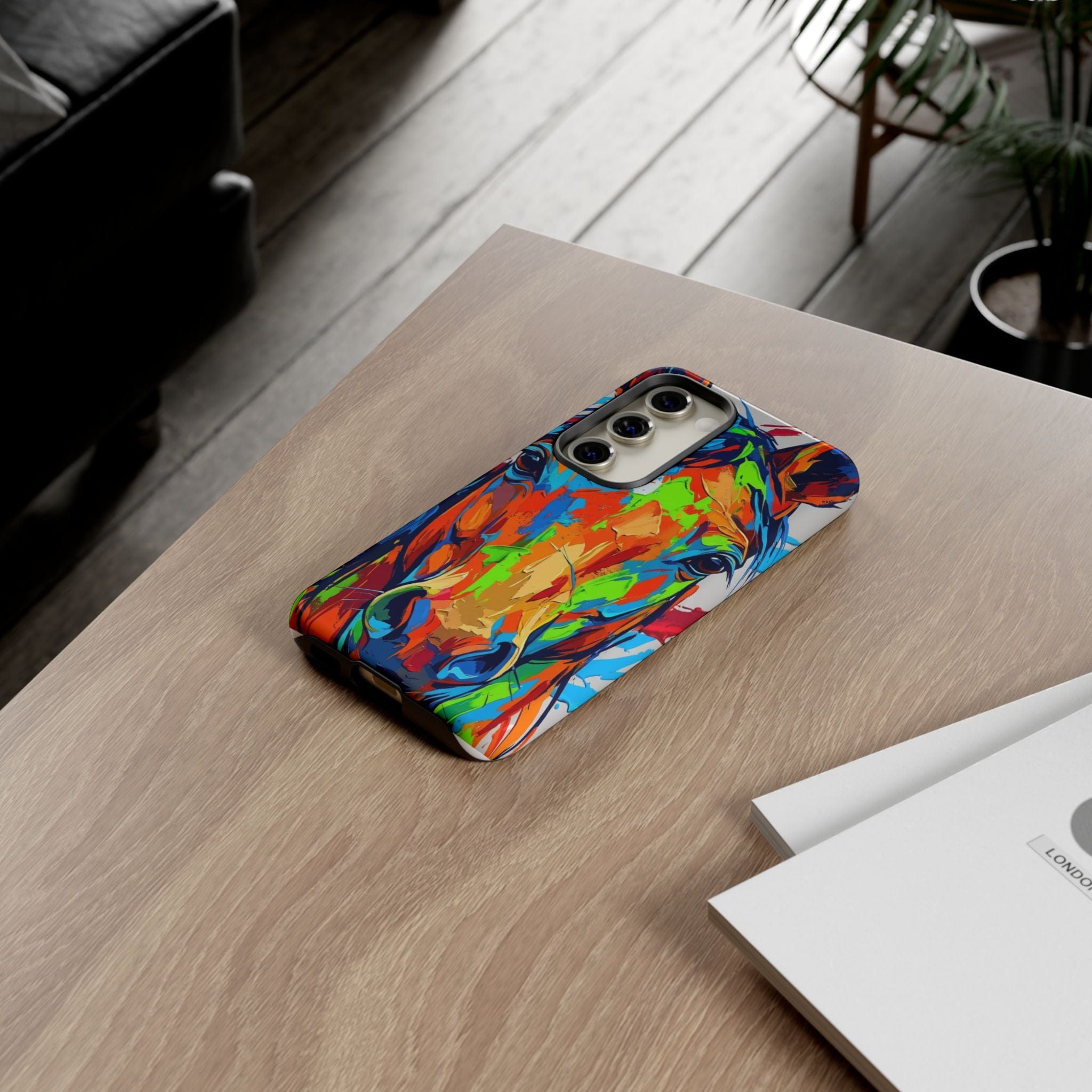 Colorful Abstract Horse Phone Case