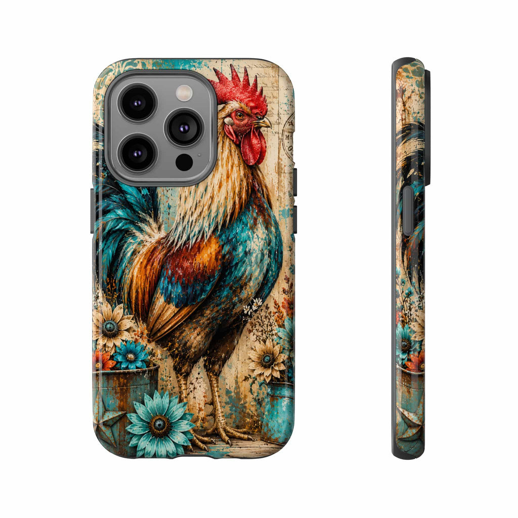 Rustic Farmhouse Rooster Phone Case