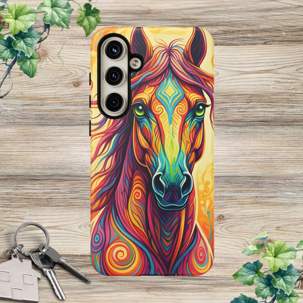 Vibrant Swirl Stallion - Phone Cover