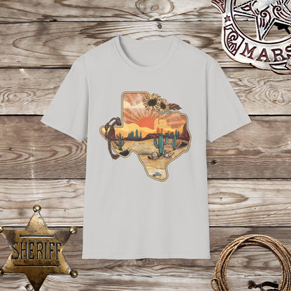 Softstyle Unisex T-Shirt: State of Texas