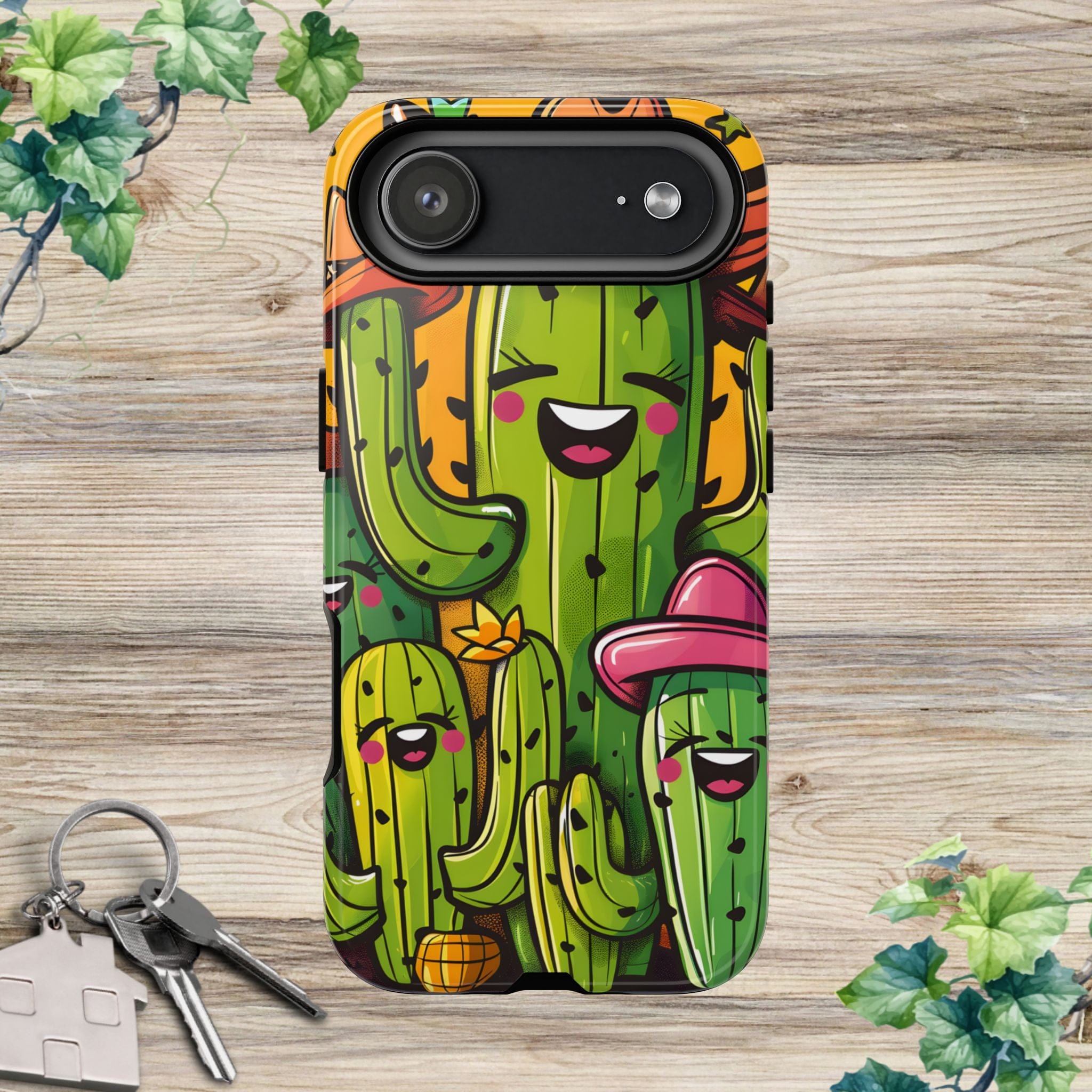 Happy Cactus Crew Phone Case