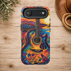 Psychedelic Sunset Guitar Phone Case