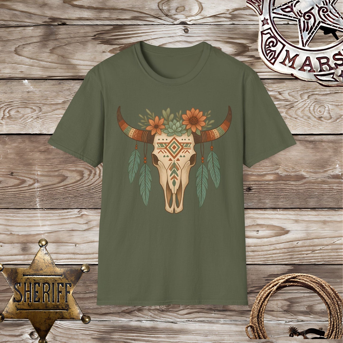 Boho Skelton Floral design