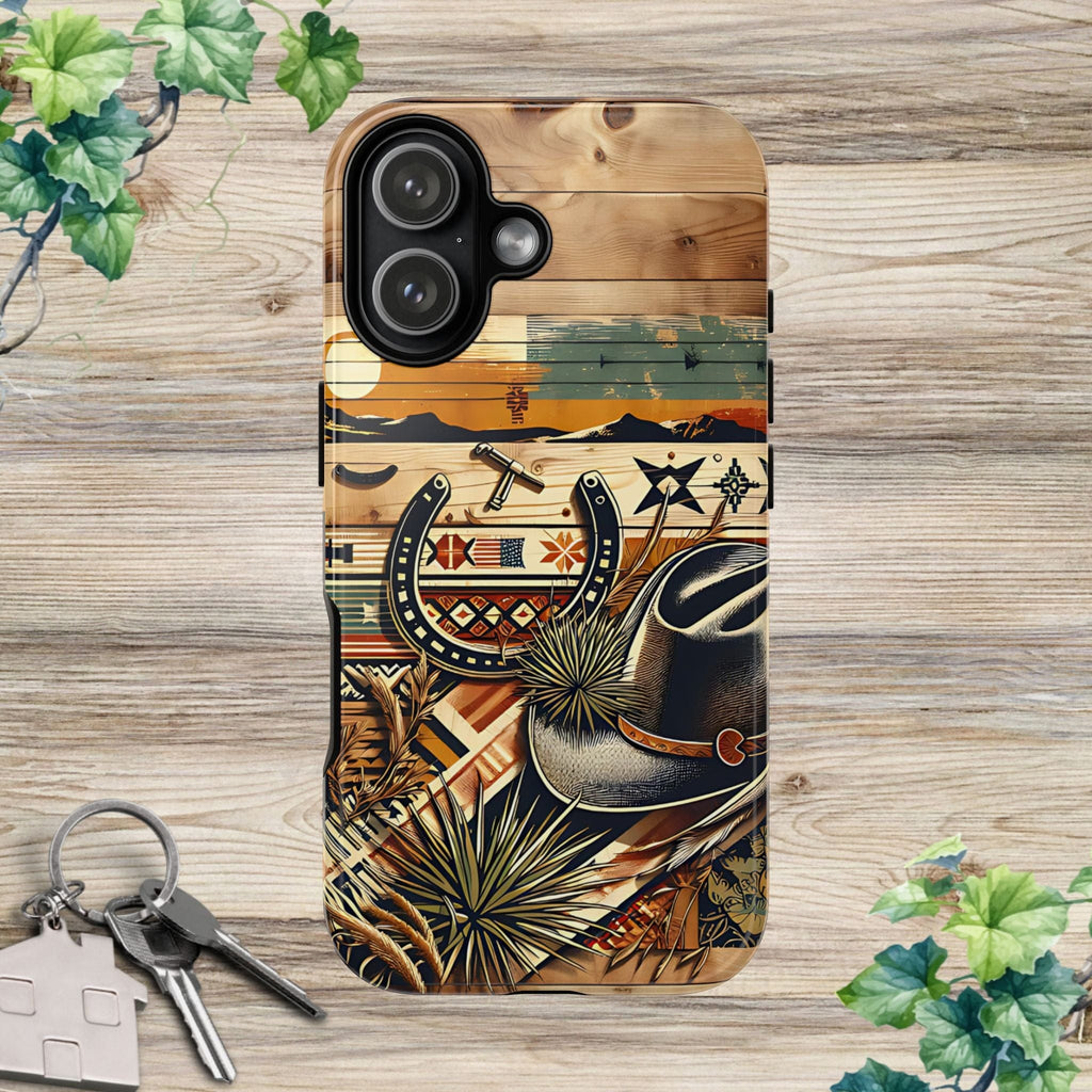 Hat and Horseshoes -Phone Case