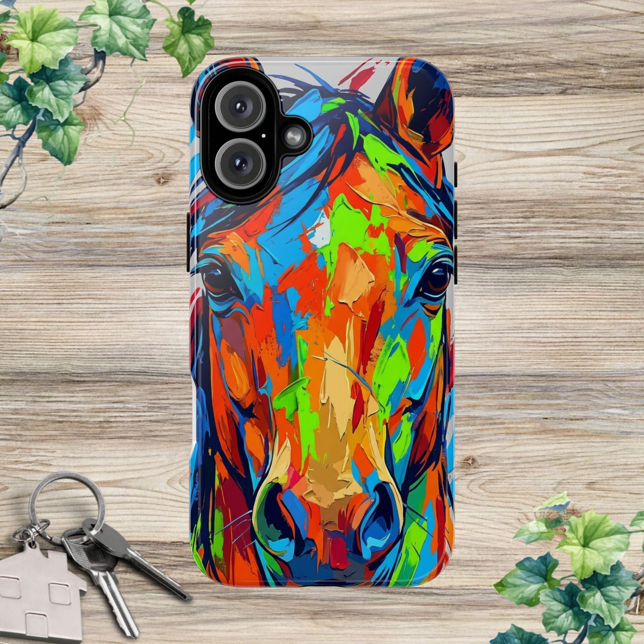 Colorful Abstract Horse Phone Case