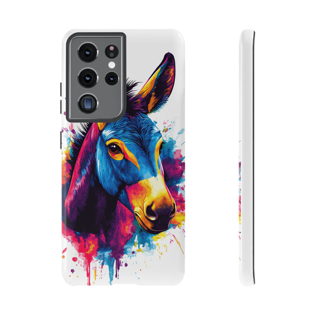 Color Splash Donkey Phone Case