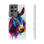 Color Splash Donkey Phone Case