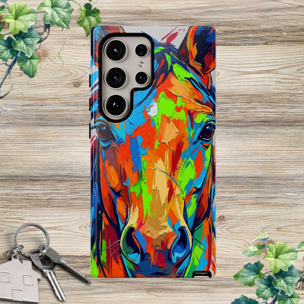 Colorful Abstract Horse Phone Case