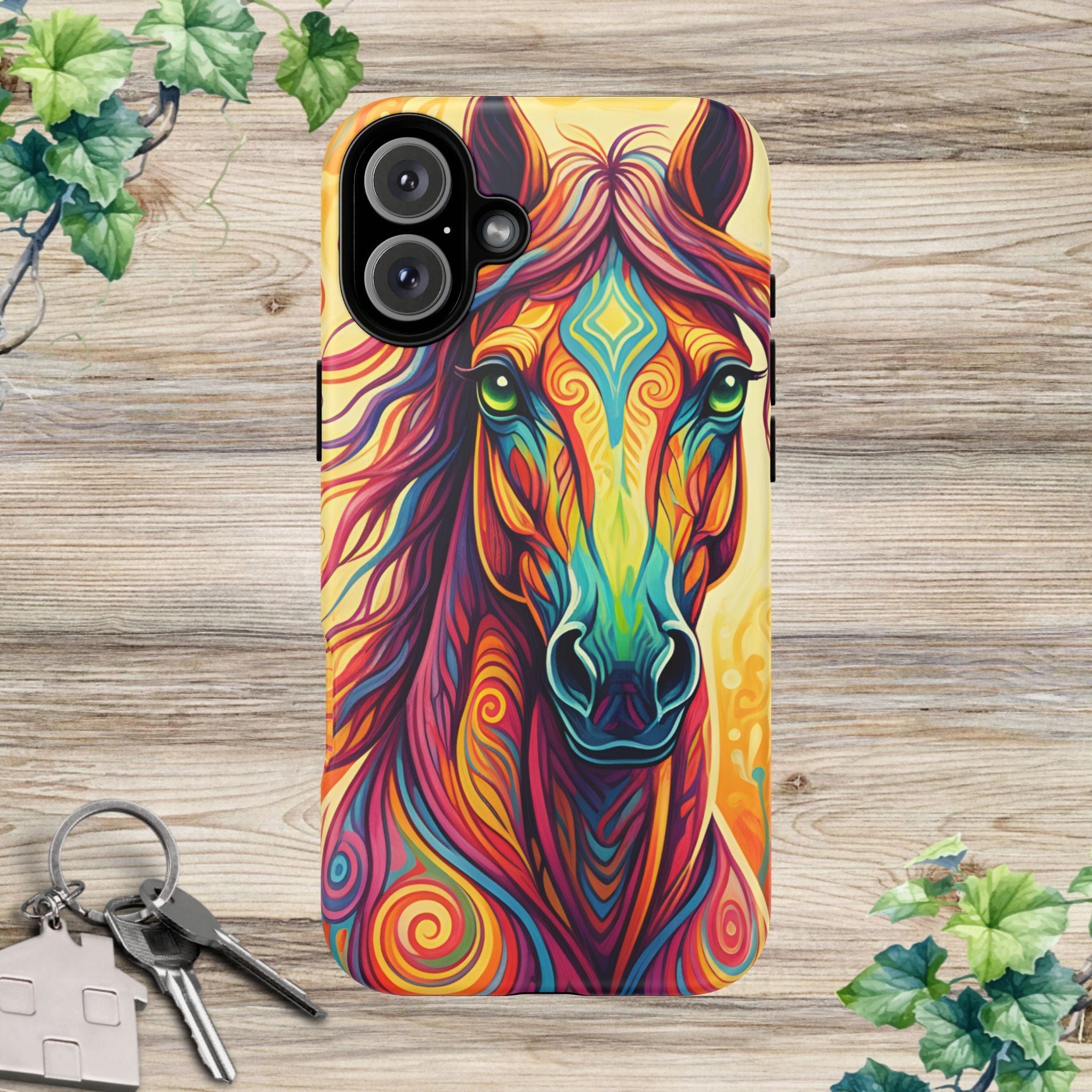 Vibrant Swirl Stallion - Phone Cover