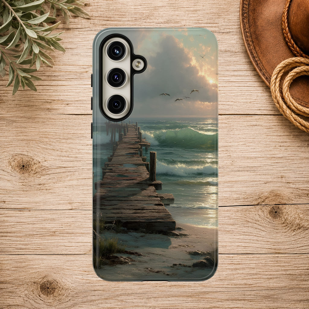 Wooden  Seaside Pier Phone Case