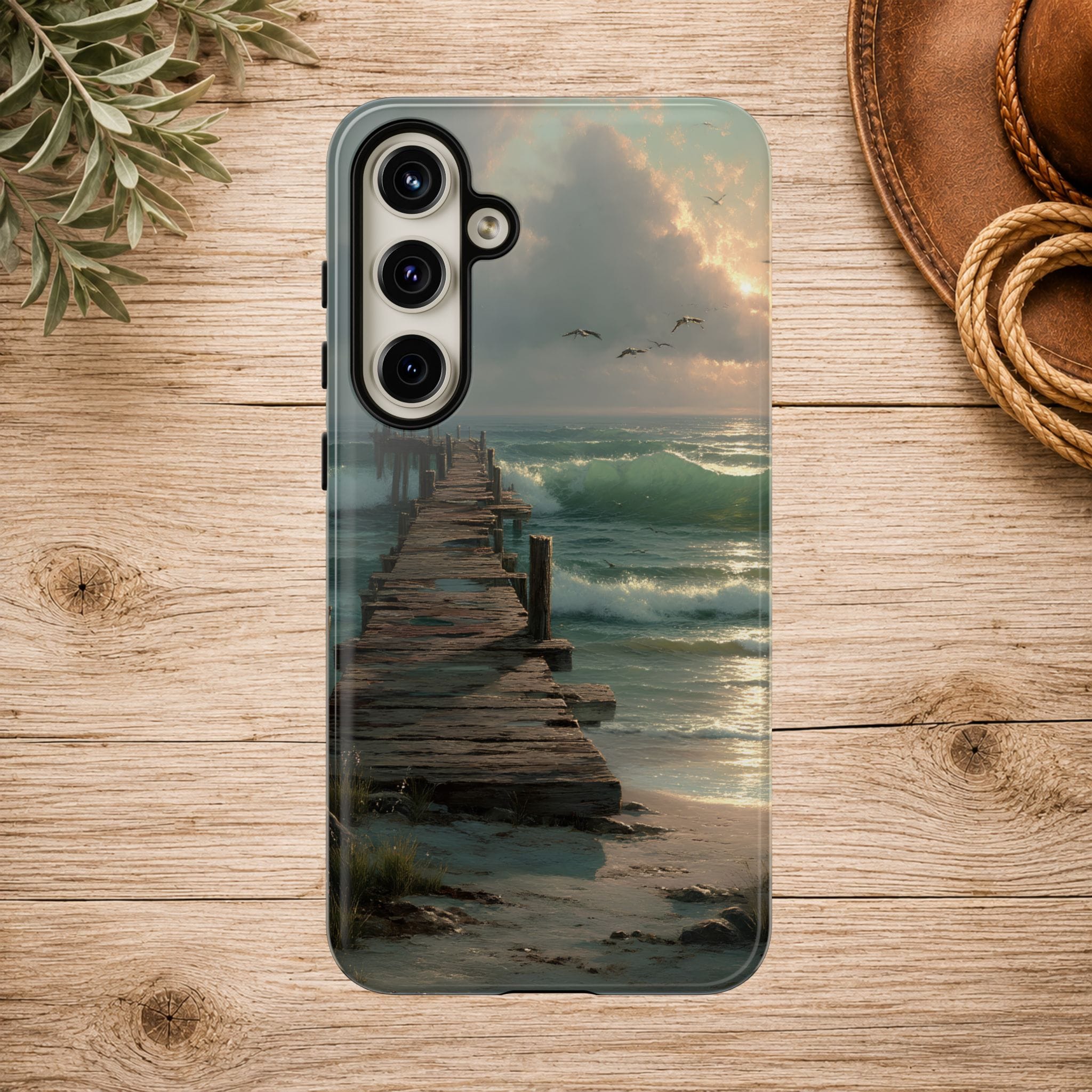 Wooden  Seaside Pier Phone Case
