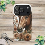 Painted Horse & Roses – Phone Case
