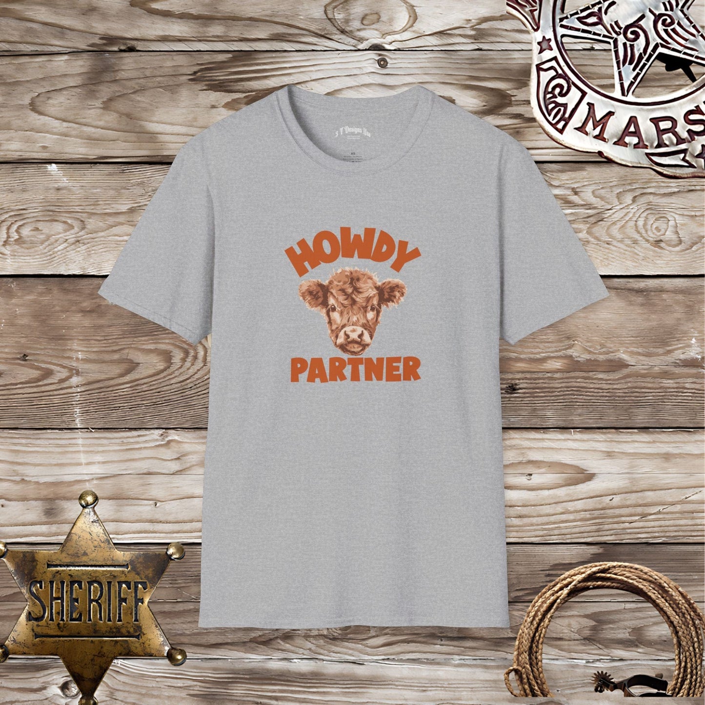 Softstyle Unisex T-Shirt: Howdy Partner