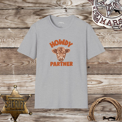 Softstyle Unisex T-Shirt: Howdy Partner