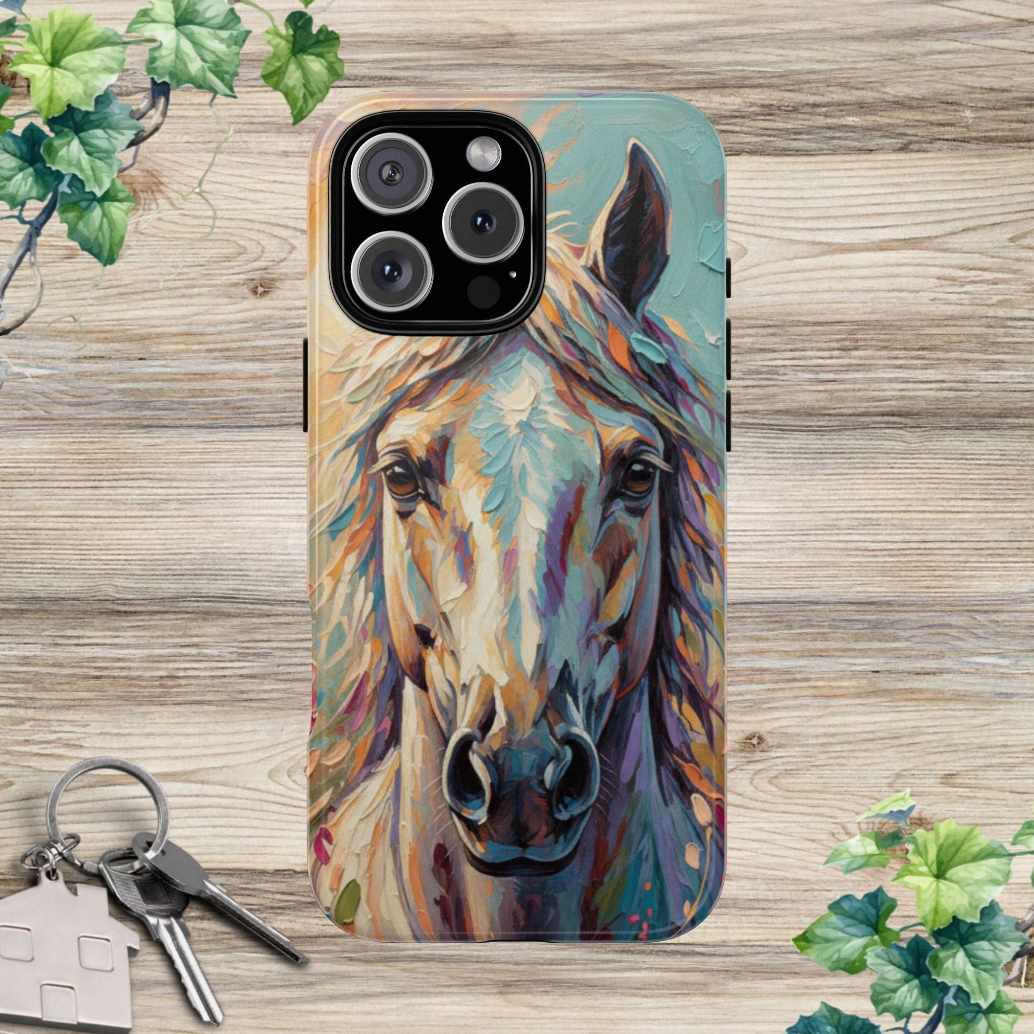 Blooming Spirit Horse Phone Case