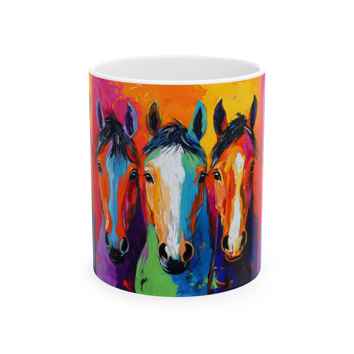 Colorful Horse Mug