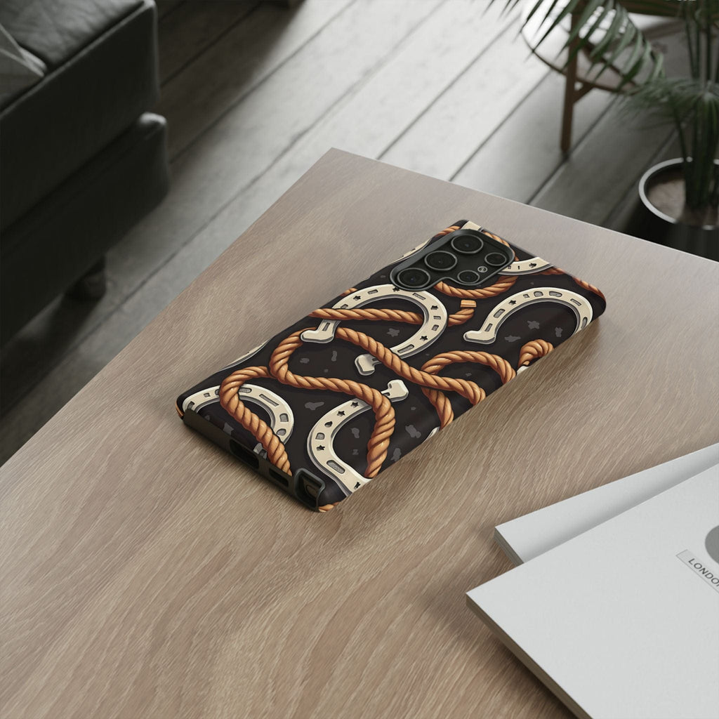 Horseshoes and Ropes-Phone Case