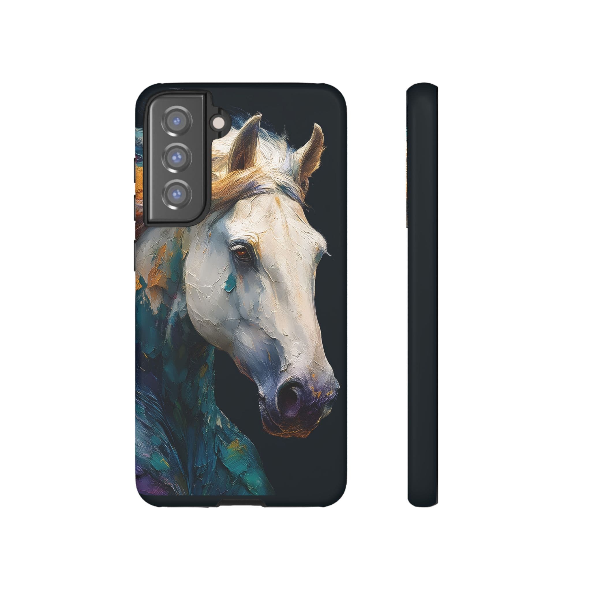 White Horse Art Phone Case