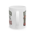 Retired But Still the Boss Mug, Funny Retirement Gift for Women, Western Cowgirl Coffee Mug, Cowboy Boot Gift, 11 oz