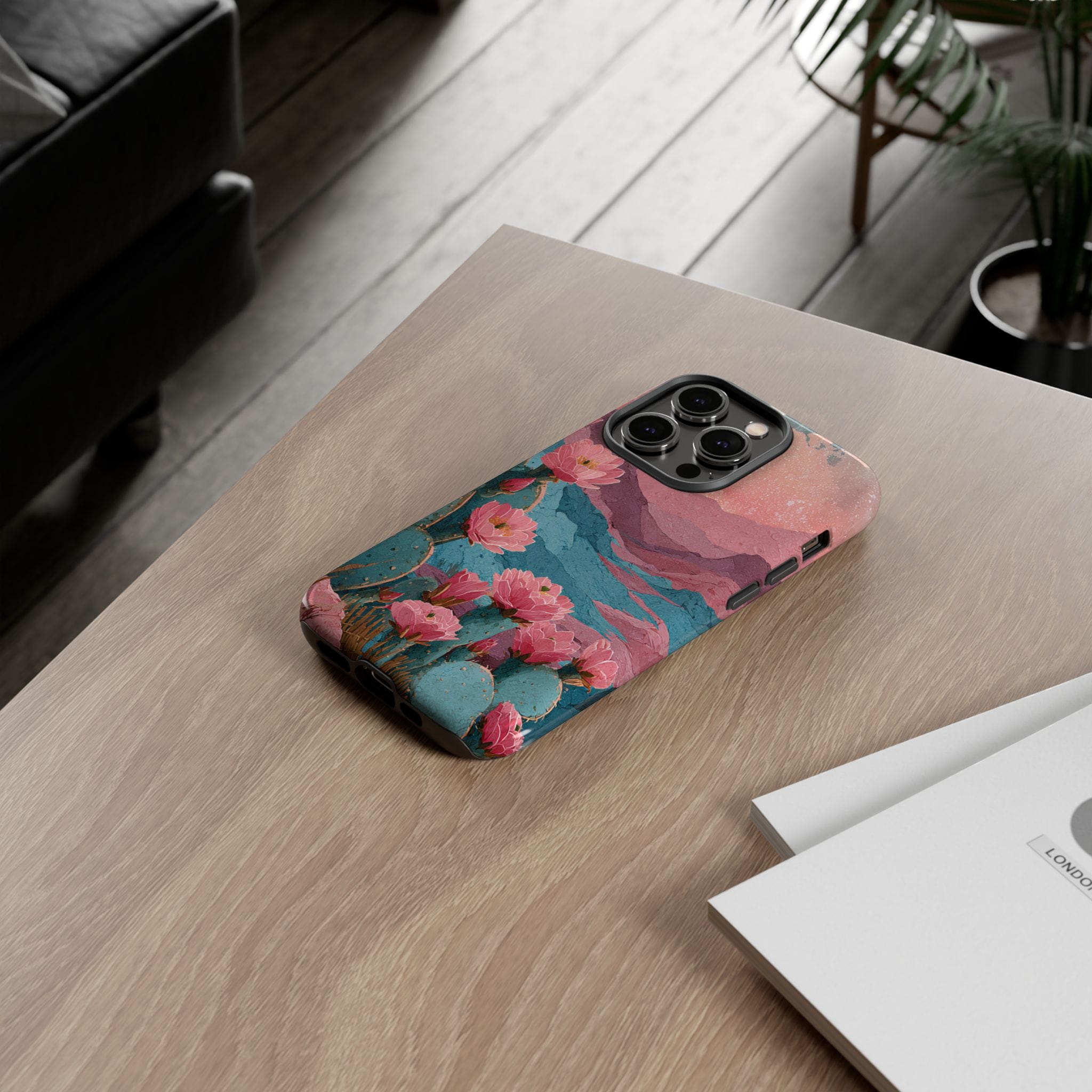 Desert Bloom Sunset Phone Case