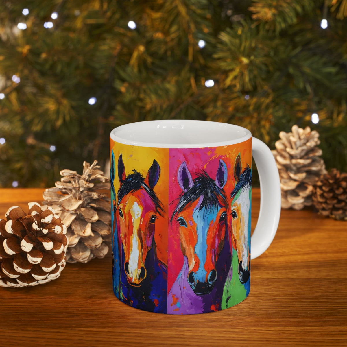 Colorful Horse Mug
