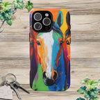 Colorful Horses Head - Phone Case