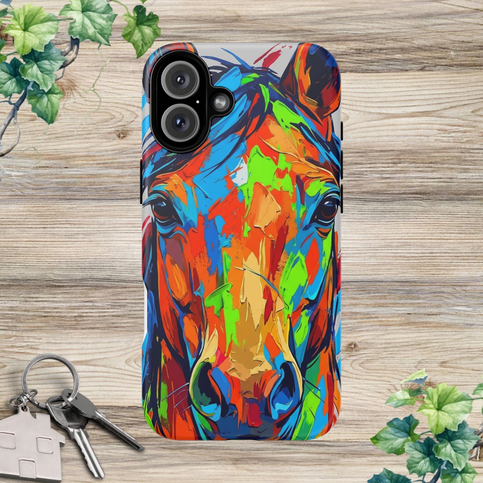 Colorful Abstract Horse Phone Case