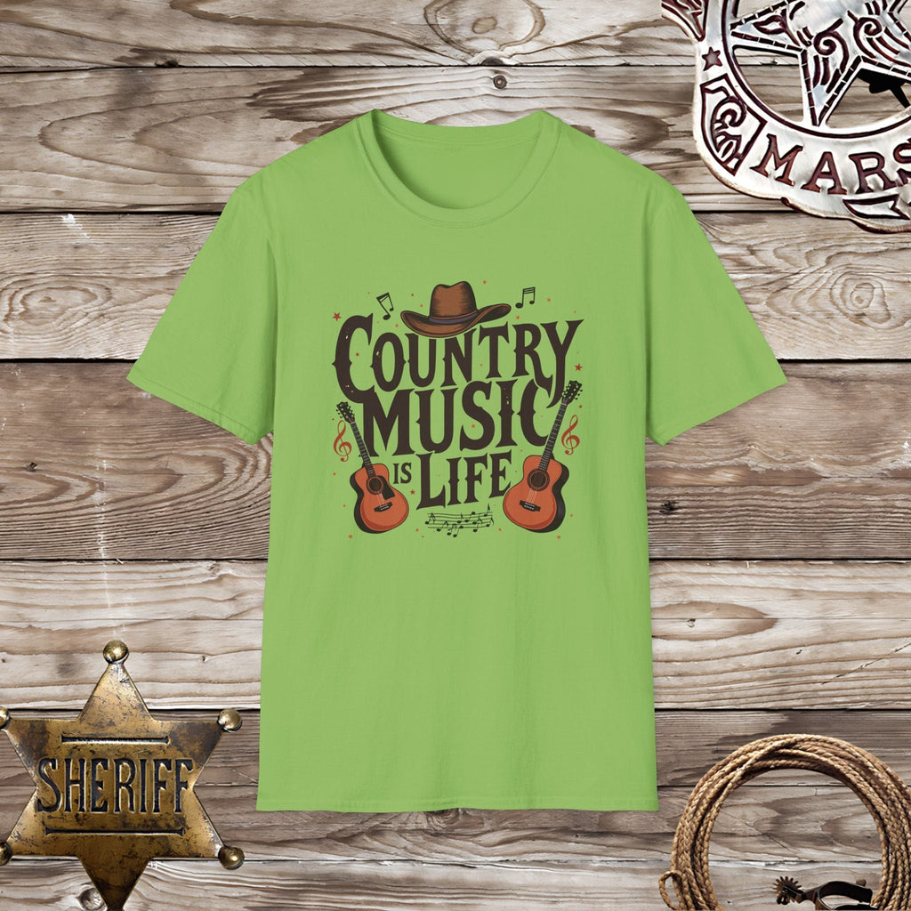 Country Music Is Life-T-Shirt