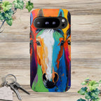 Colorful Horses Head - Phone Case