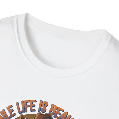 Softstyle Unisex T-Shirt: Smile Life is Beautiful