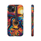 Psychedelic Sunset Guitar Phone Case