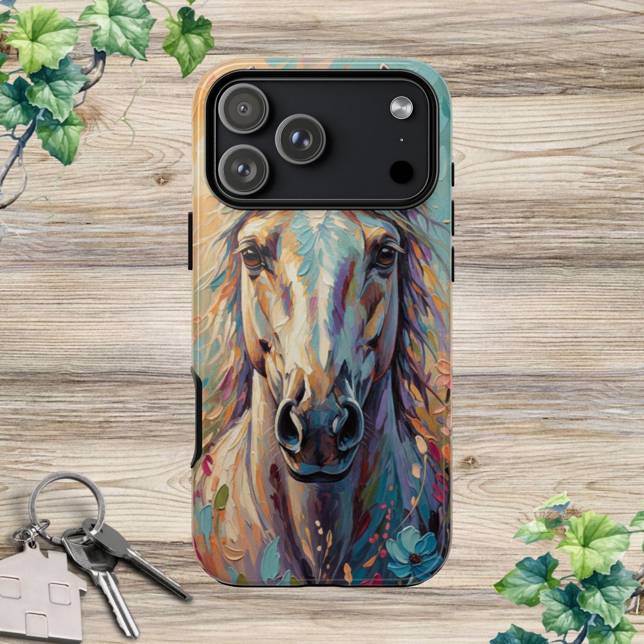 Blooming Spirit Horse Phone Case