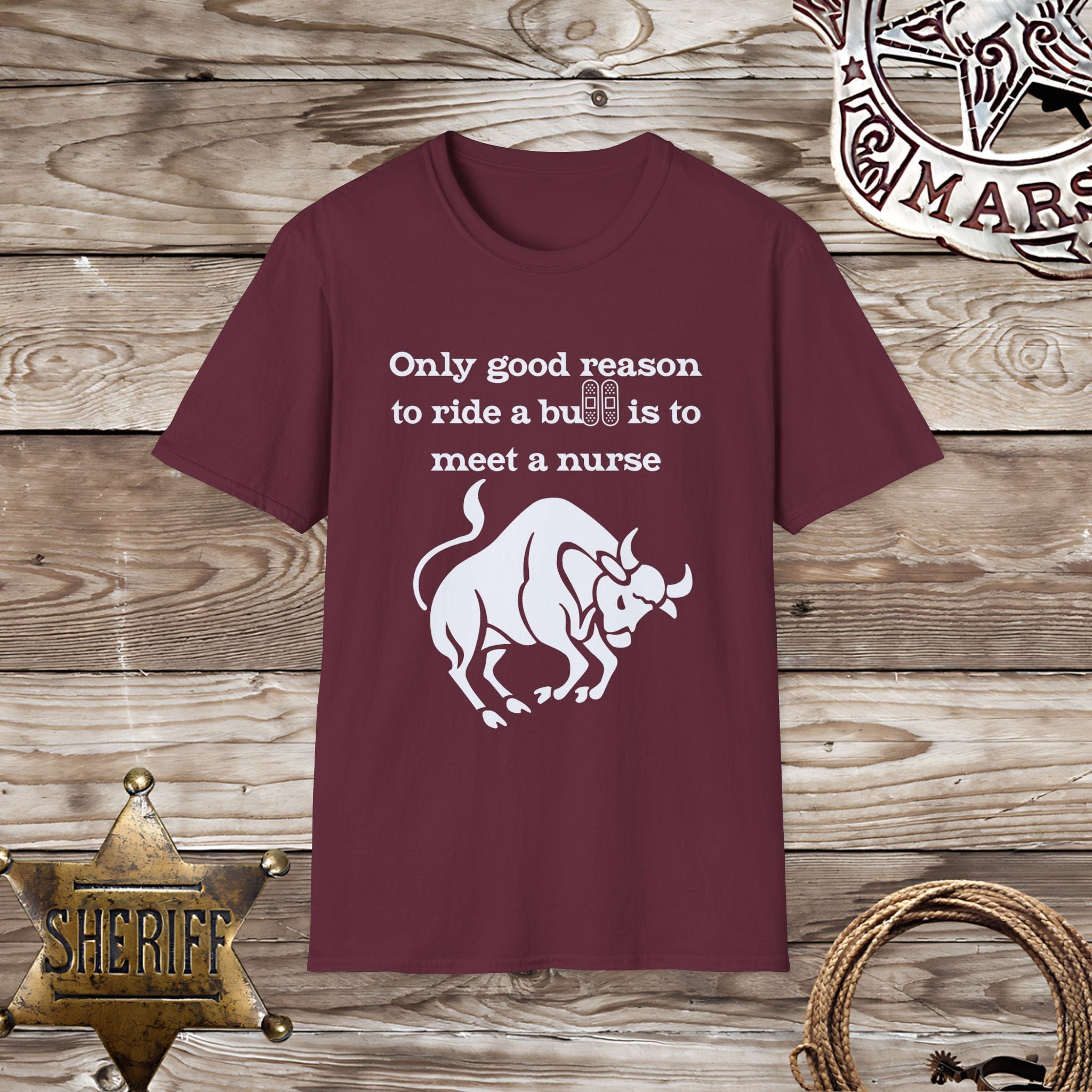 Ride Bull Meet a Nurse-T-Shirt