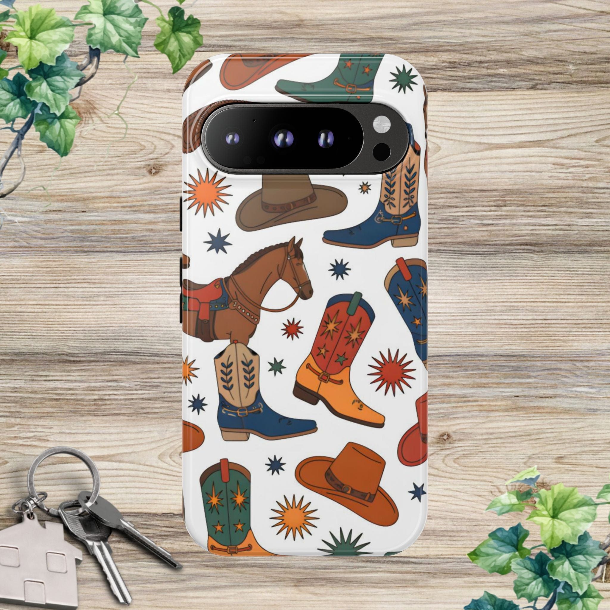 Cowboy Boots, Hats & Horses Phone Case