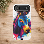 Color Splash Donkey Phone Case