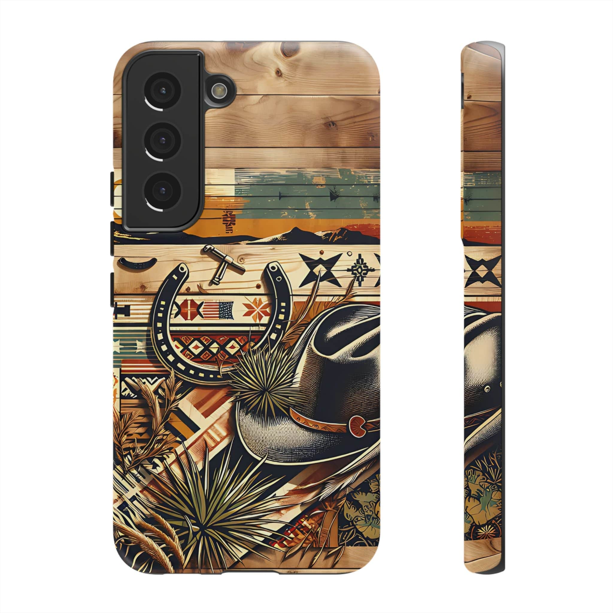 Hat and Horseshoes -Phone Case