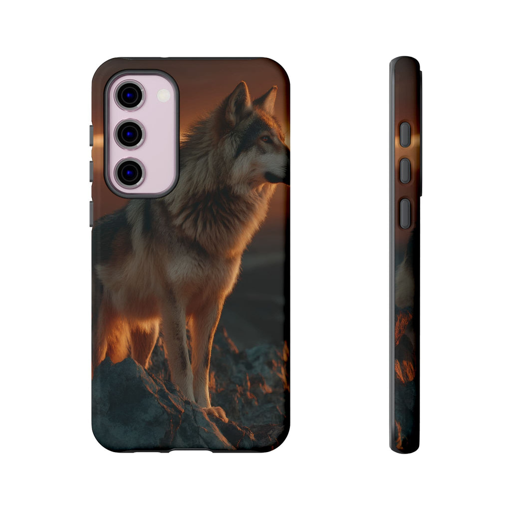 Wolf Sunset Phone Case