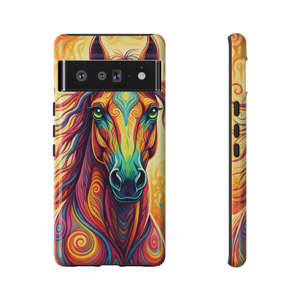 Vibrant Swirl Stallion - Phone Cover