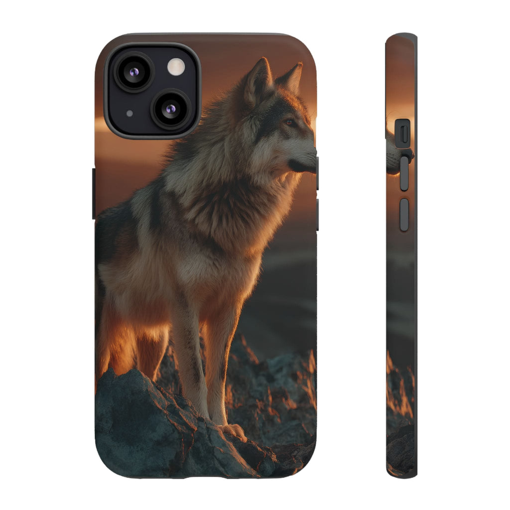 Wolf Sunset Phone Case