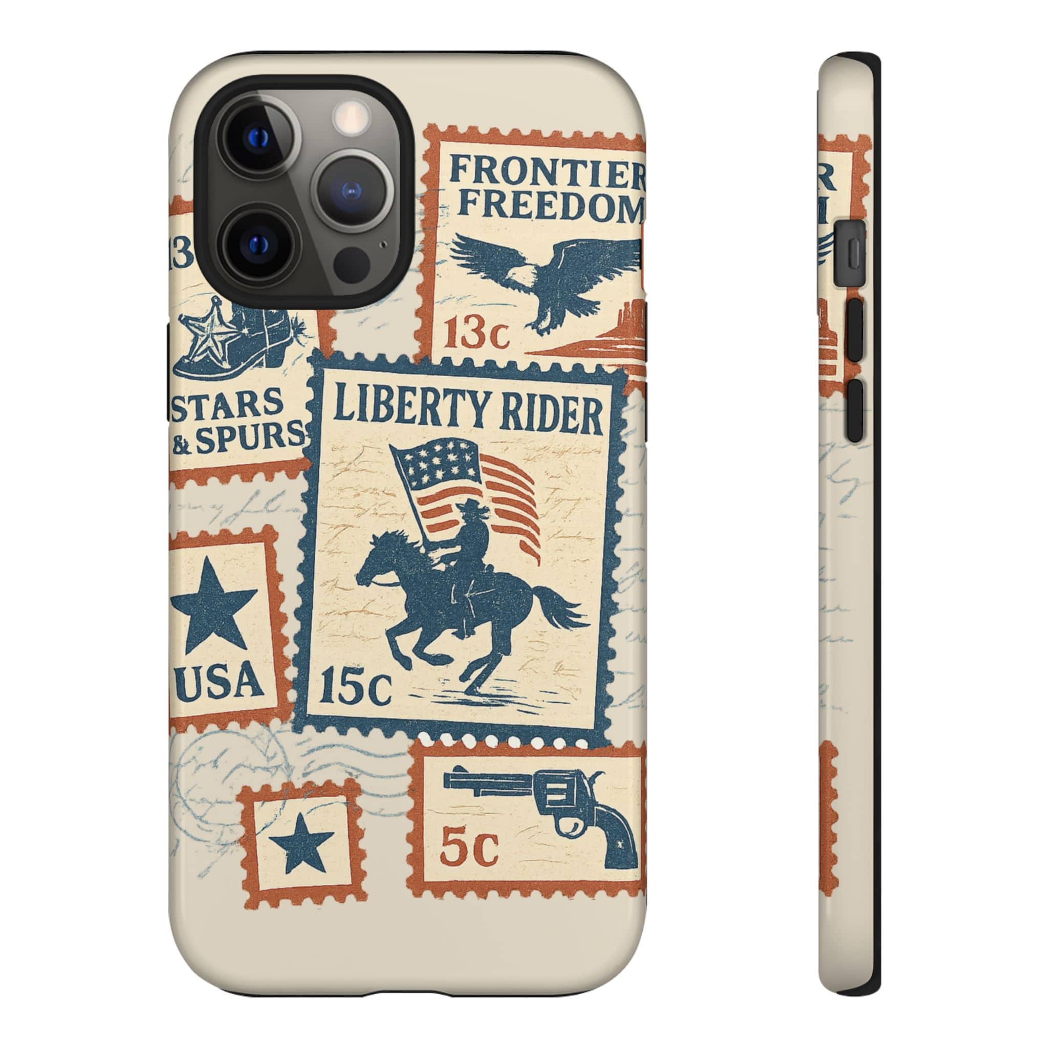 Liberty Rider Vintage Western Patriotic Phone Case