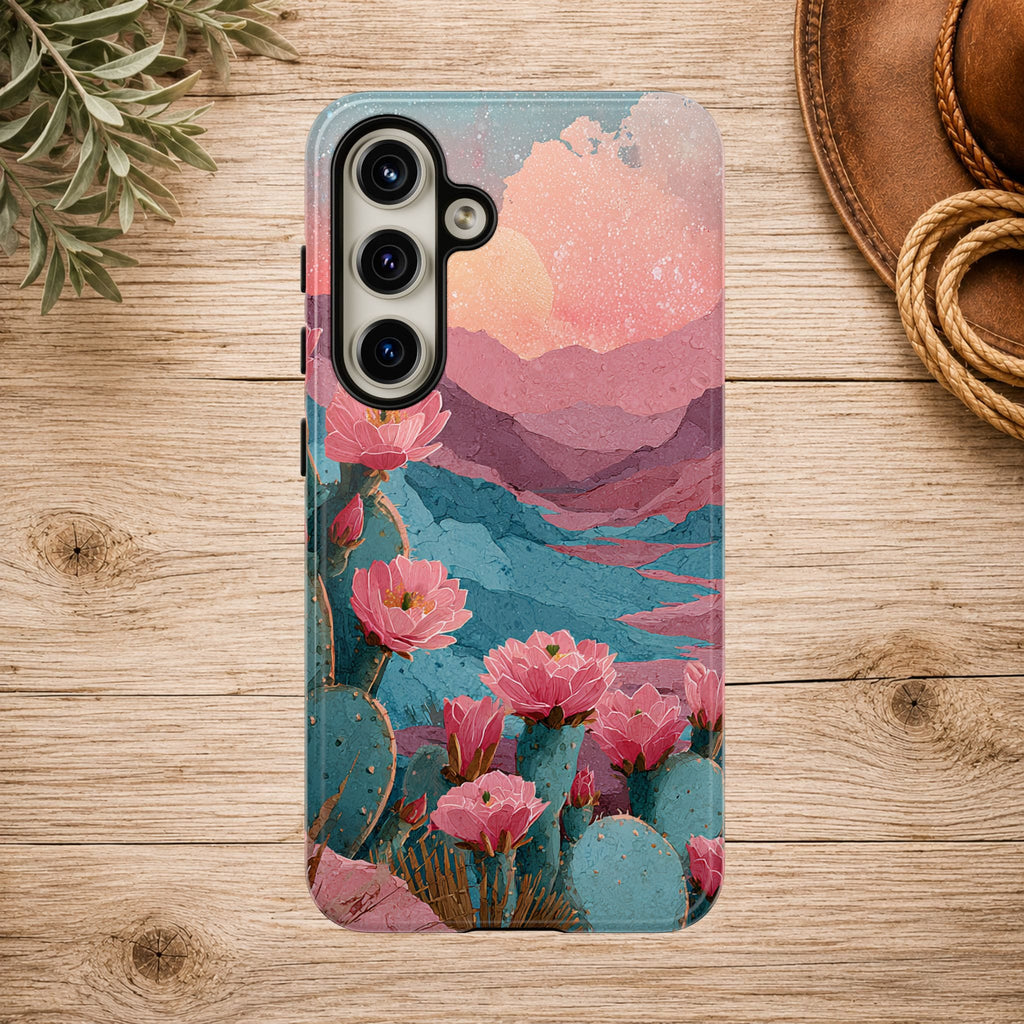 Desert Bloom Sunset Phone Case
