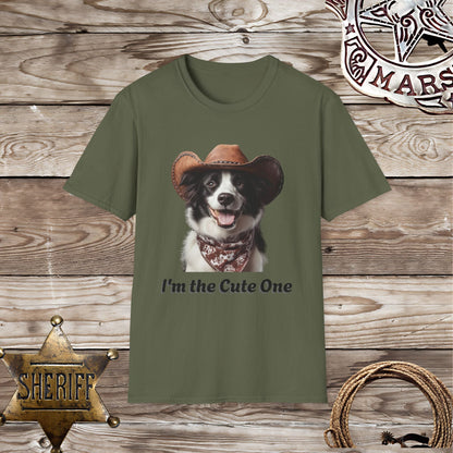 Softstyle Unisex T-Shirt: Collie Dog Cute One