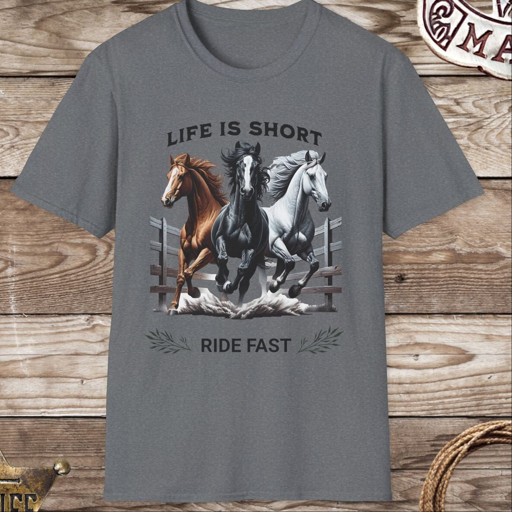 Life is Short Ride Fast - T-Shirt