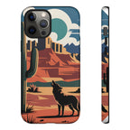 Mountain and Wolf -Phone Case